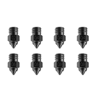 2/4/8PCS High-end Hardened Steel 3D Printer Nozzle for Ender 3/Ender 3 V2/Ender 3 Pro/ Max/Ender 5 Series/CR 10 Series Hot End