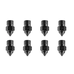 2/4/8PCS High-end Hardened Steel 3D Printer Nozzle for Ender 3/Ender 3 V2/Ender 3 Pro/ Max/Ender 5 Series/CR 10 Series Hot End