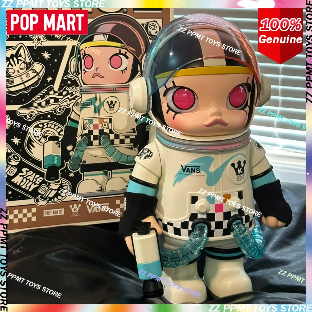

POP MART Mega Space Molly 400% X Vans Series Слепая коробка Оригинальные игрушки Сумка для догадок Таинственная коробка Настольные украшения Статуэтки Подарки игрушки