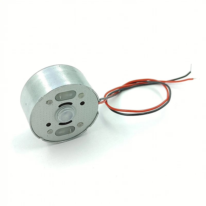 RF-300C 마이크로 300 모터 DC 3V 6V 9V 12V 7200RPM 미니 음소거 24mm 원형 스핀들 모터 2mm 샤프트 DIY 태양 광 취미 장난감 팬 모델