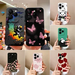 Pretty Phone Case For Infinix Hot 40 40Pro 40i Love Heart Funda Silicone Durable Soft Back Cover For Hot40i Hot40 Pro Coque Capa