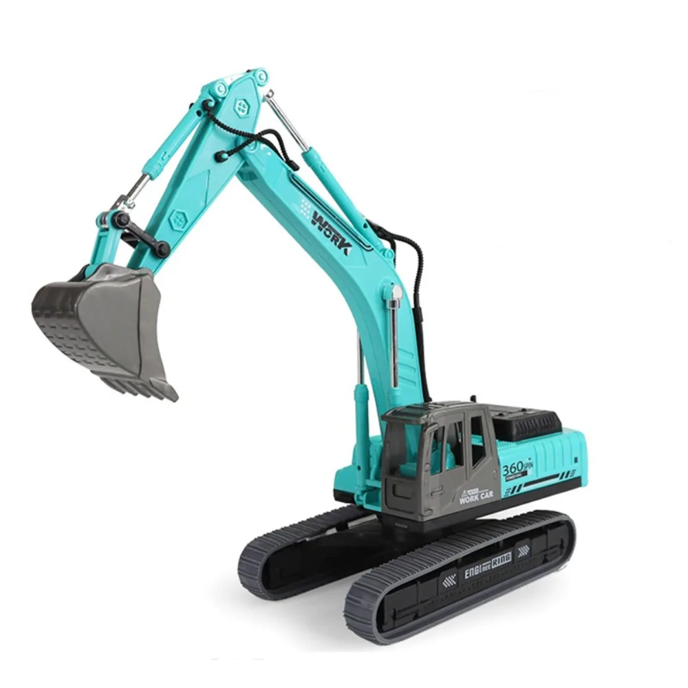 Simulation Excavator Model Toy Rotatable Flexible Joints Engineering Vehicle Toy 7 Styles Pull Arm Construction Vehicle Model