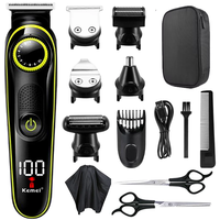 Kemei 696 Electric Hair Clipper Multifunctional Trimmer for Men Electric Shaver for Men's Razor Nose 5 in 1 Professional Trimmer