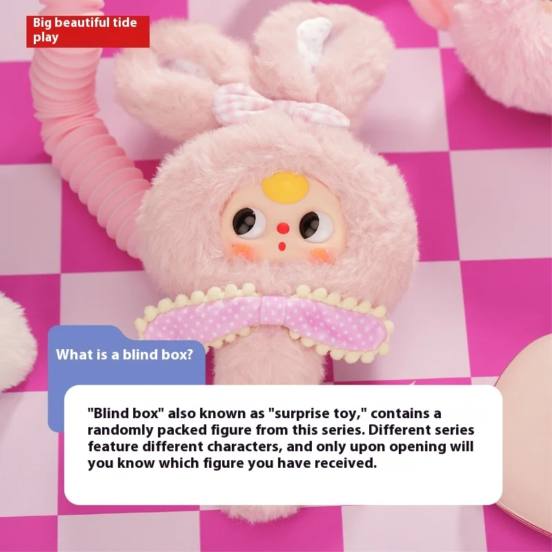 

Новый Baby Three Magic Mirror V2 слепая коробка Kawaii виниловое лицо загадочная коробка фигурка трендовая игровая модель кукла орнамент подарки-сюрпризы