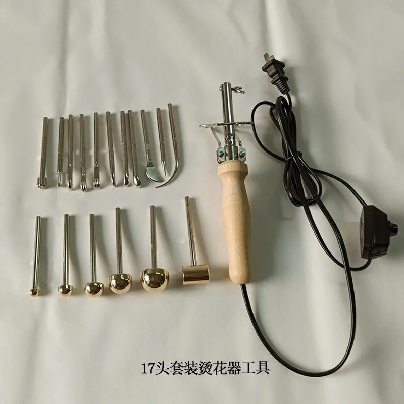 220V adjustable temperature ironing device, silk flower clothing cloth flower ironing trowel 110V