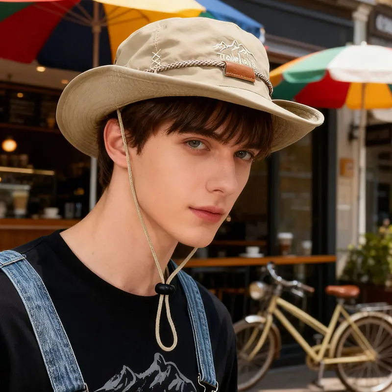 Cowboy Style Fashion Versatile Sunshade Bucket Hat