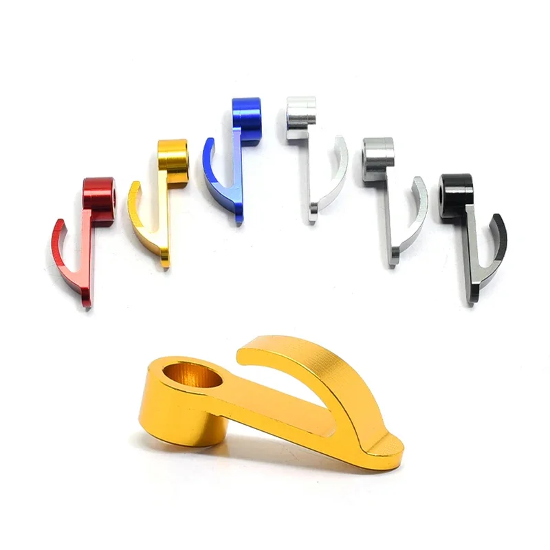 Motorcycle Modification Storage Hook Accessories, Aluminum Alloy Helmet Hook, Clutch Lever Motorcycle Side Storage Hook Device
