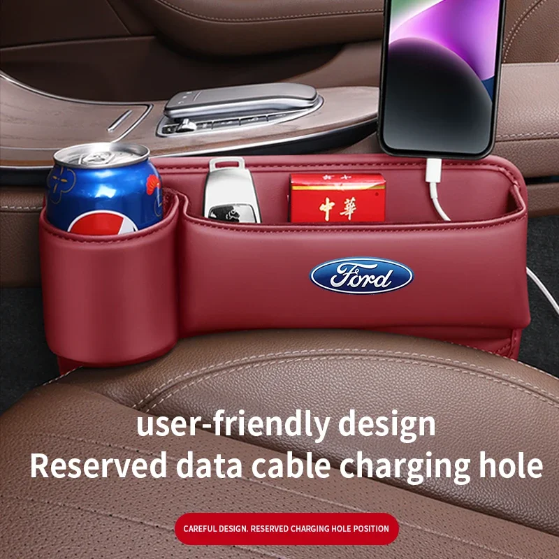 

Car Seat Gap Storage Box Seat Multifunction Cup Holder For Ford Focus Explorer Ranger Fusion Ecosport Raptor Puma Mondeo Edge ST