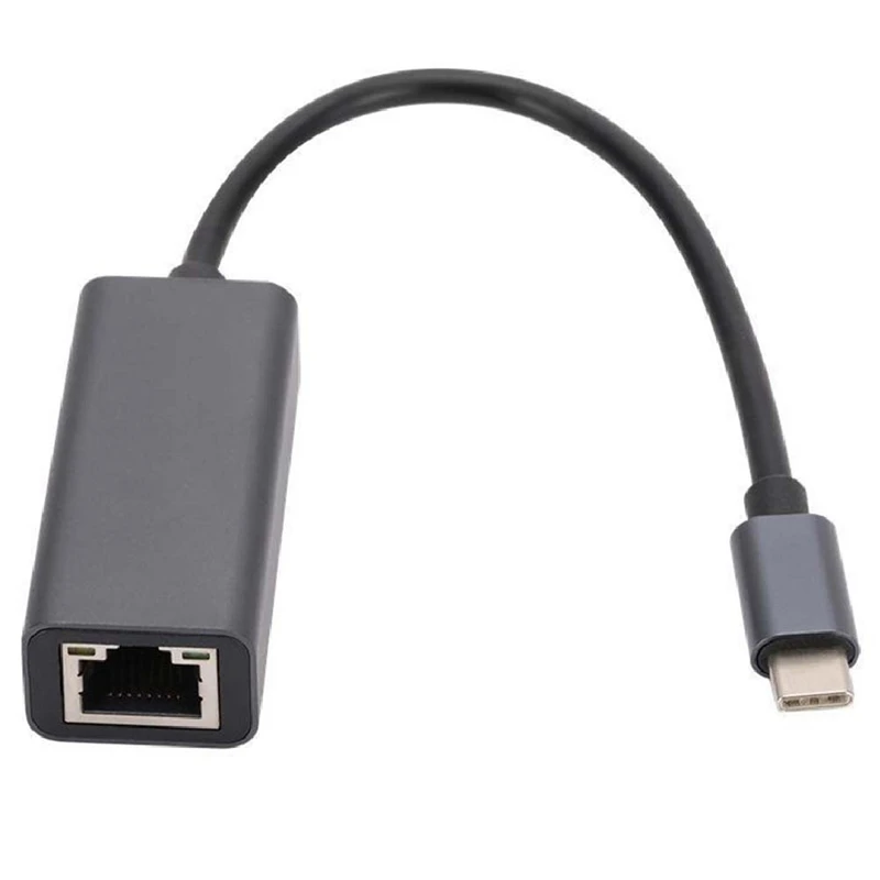 Type3.1 To Gigabit Network Card USB 3.0 LAN RJ45 External Wired Network Card 1000Mbps For Switch