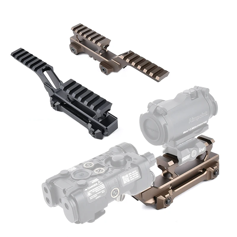 WADSN UNITY – support de rehaussement tactique Hydra, Base entièrement métallique, adaptateur T2 H1 pour Rail de 20mm, accessoires pour pistolet jouet Airsoft