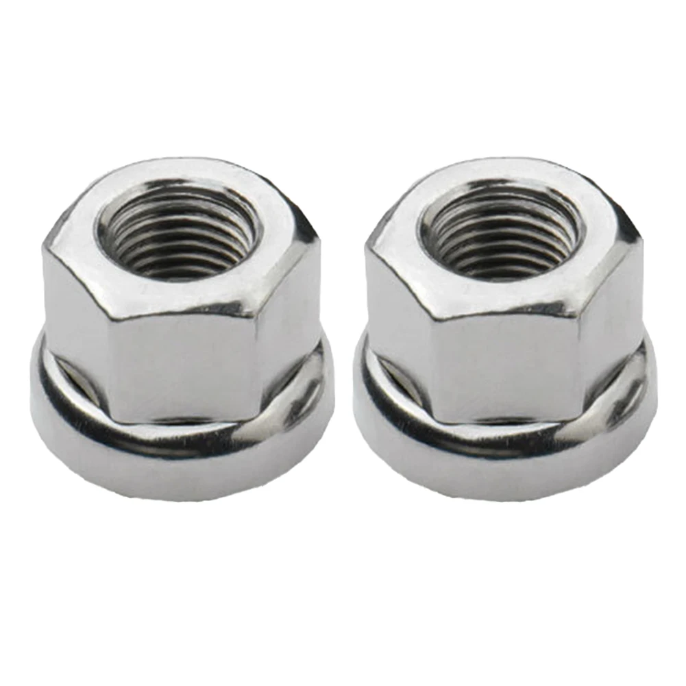 2 PCS Bikes Crew Nut Bicycle Screw M9 M10 3/8 Screw Nut Replace For Bike Hub Screw Bicycle Supplies Accessory