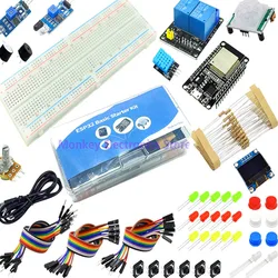 ESP32 Module Kit Starter Kit for ESP32 ESP-32S WIFI Module ESP32 WIFI Development Board Relay Display Sensor esp32 kit desenvolv