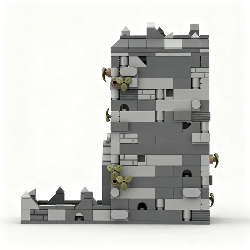 411pcs MOC Ideas CUUSOO D&D Dice Tower 2.0 Model Building Blocks Christmas Gifts Toy Construction Birthday Collection Art Idea