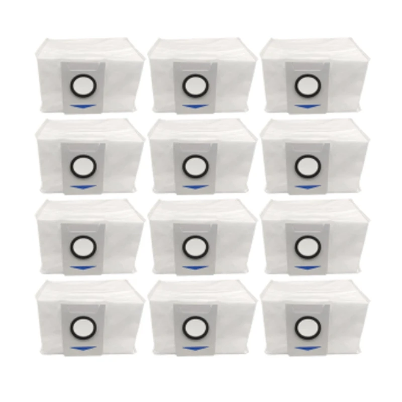 12Pcs For ECOVACS DEEBOT X1 OMNI Vacuum Cleaner Accessories Dust Bag High Capacity Leakproof Replacement Parts