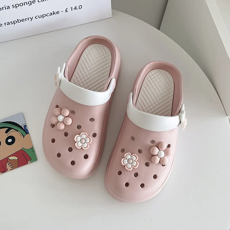 Fashion Sandals Waterproof Slippers Women Shoes Summer Outdoor Slides Soft Sole Garden Shoes Indoor Nursing Clogs Sandals