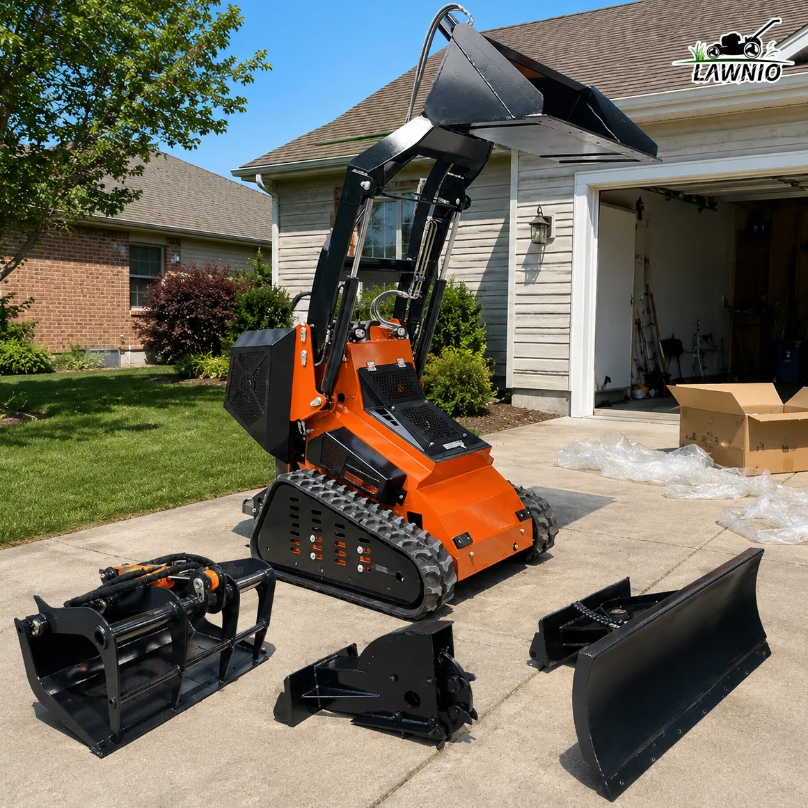 Popular Model Skid Steer Loader  Optional Euro V/EPA Engine Strong Lifting Capacity for Small Job Sites Mini Loader