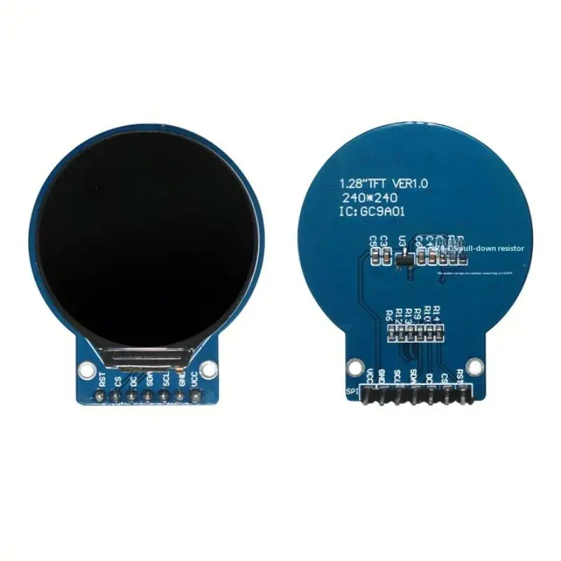 (.) TFT Display 1.28 Inch TFT LCD Display Module Round RGB 240*240 GC9A01 Driver 4 Wire SPI Interface 240x240 PCB For