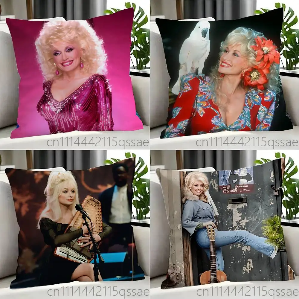 I Will Always Love You D-Dolly P-Parton Single Throw Pillow Case Cover Sofa Cushion Home Room Decor