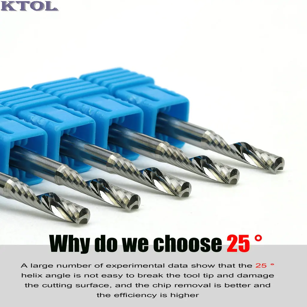 4MM 싱글 플루트 아크릴 라우터 비트 스파이럴 밀링 커터 마이크로 텅스텐 카바이드 CNC 조각 절단 엔드밀 툴 세트