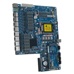 C236 Motherboard for Firewall VPN 8LAN i226 Chip 2500Mbps Ethernet ports