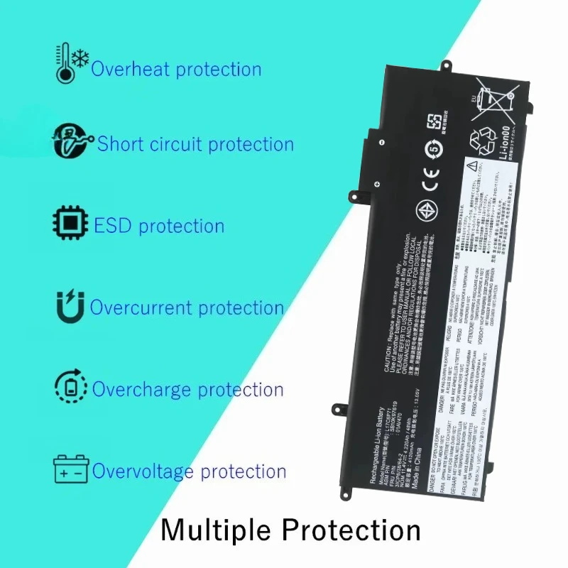 New L17C6P71 11.4V 48Wh Laptop Battery for Lenovo ThinkPad X280 A285 Series SB10T83165 L17M6P71 L17L6P71 01AV470 01AV471 01AV472
