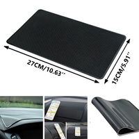 PVC Car Non-slip Dash Mat Phone Sunglass Holder Mat Auto Dashboard Sticky Pad Holder Non Slip Universal Car Phone Protective Pad