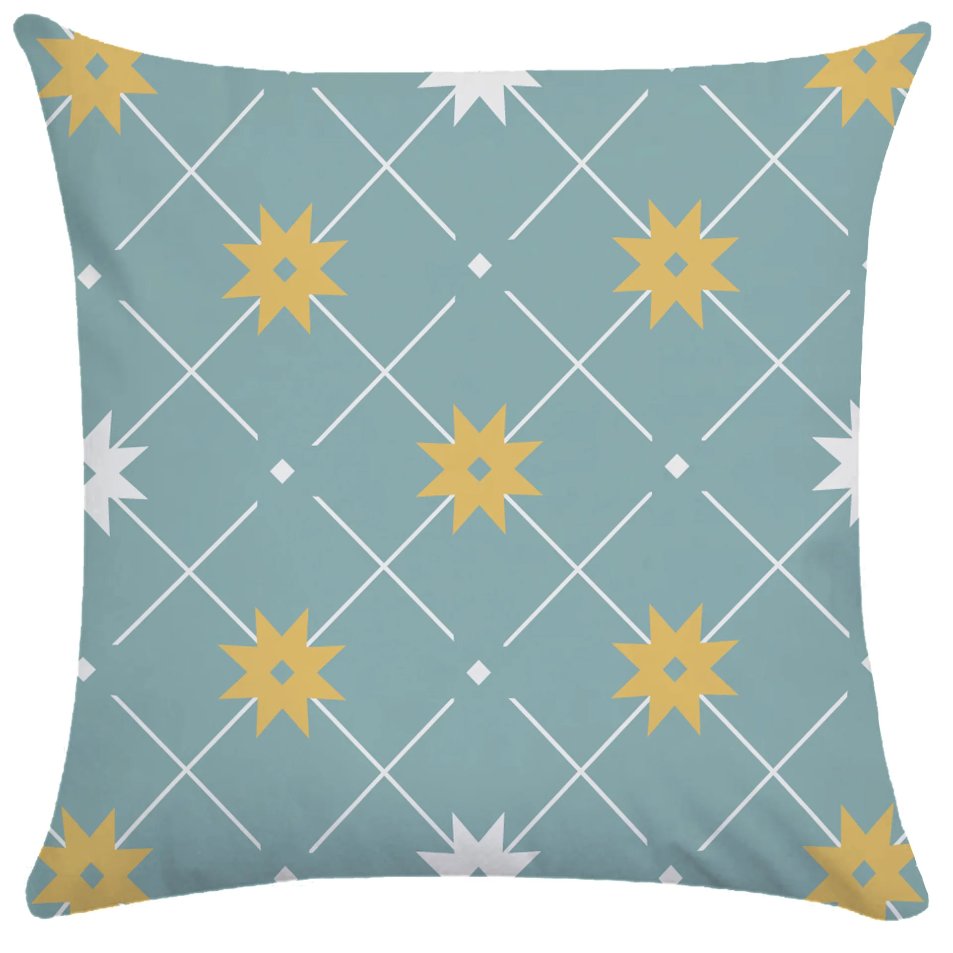 Cushion Cover Yellow Blue Geometry Striped Curve Pillowcase Soft Pillow Case Short Plush Pillow Cover Hotel Garden Throw Pillows