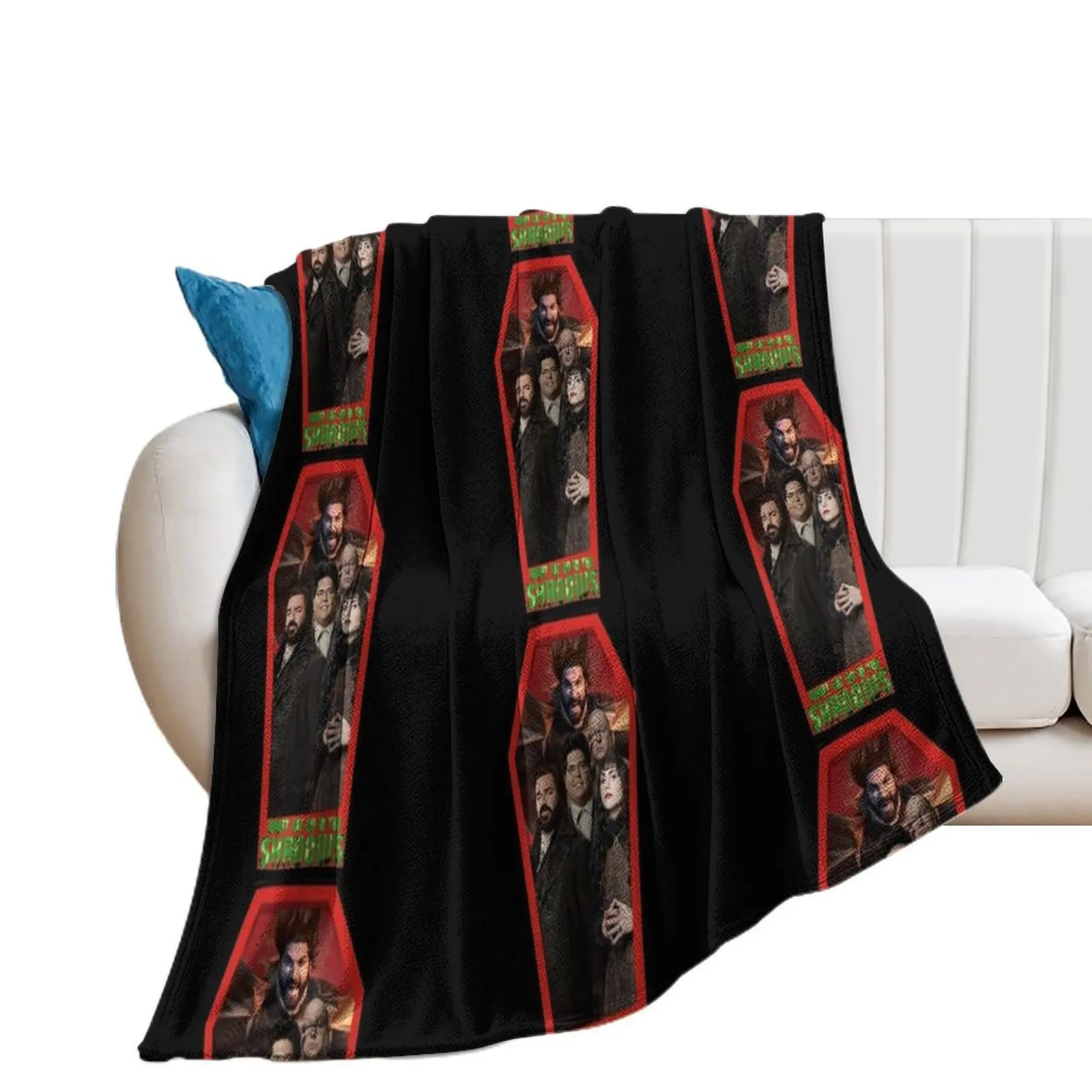 

What We Do In The Shadows Casts Throw Blanket Soft Plaid Baby Sofa Throw Decorative Sofas Blankets