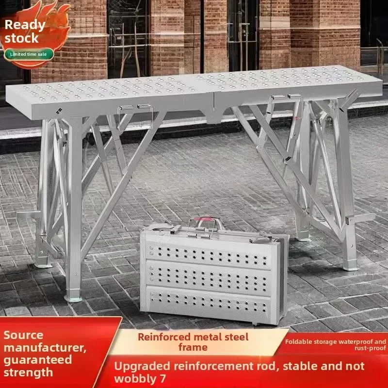 Multi-functional Horse stool portable folding thickened heightening construction site interior decoration scaffolding