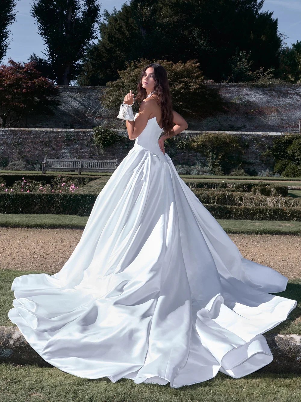 Vestido De Noiva Cetim A line Wedding Dresses Princesa Civil Sencillo Y Elegante White Dress Vestidos 2026 Alta Calidad Costura