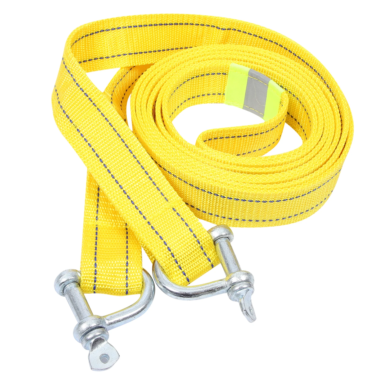 

Glow-in-the-dark Tow Tow Rope Heavy Duty Heavy Duty Polyester Car Dolly Boat Trailer Winch Strap Night Glow Safety Outdoor
