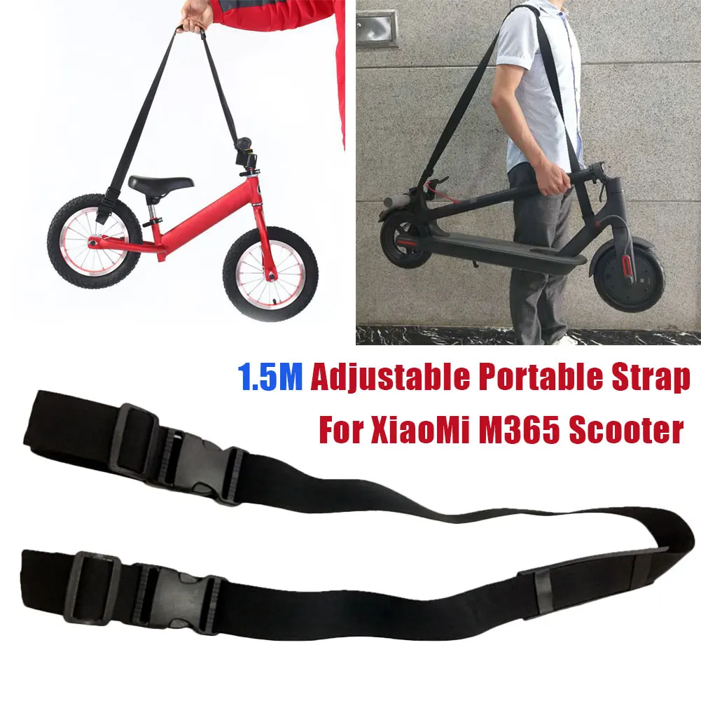 

Portable Shoulder Strap Handle Children's Bicycle Balance Car Trolley Sliding Scooter Adjustable Shoulder Strap for Xiaomi M365