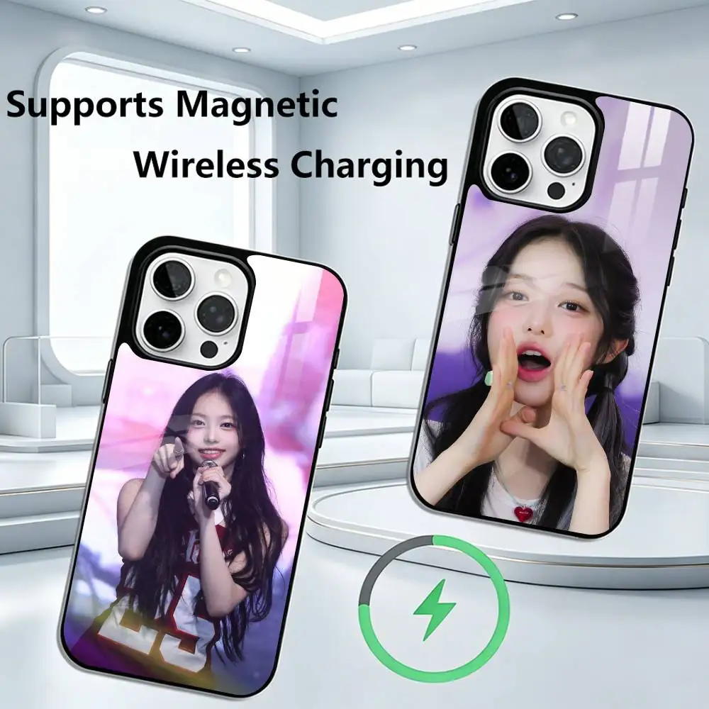 IAN J-Jung L-Leean H-Hearts2Hearts  Phone Case For iPhone17,16,15,14,13,12,Pro Compatible with magnetic wireless charging