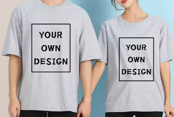 DIY Your Like Photo or Logo Cotton T-shirt Cotton Customized Printed Short-sleev T Shirt Summer Men Women