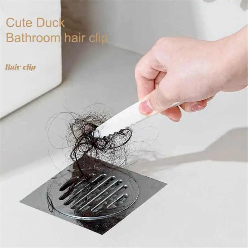 Bathroom Hair Cleaning Clip Floor Drain Cleaning Tool Garbage Clip Toilet Sewer Tweezers Artifact Clip