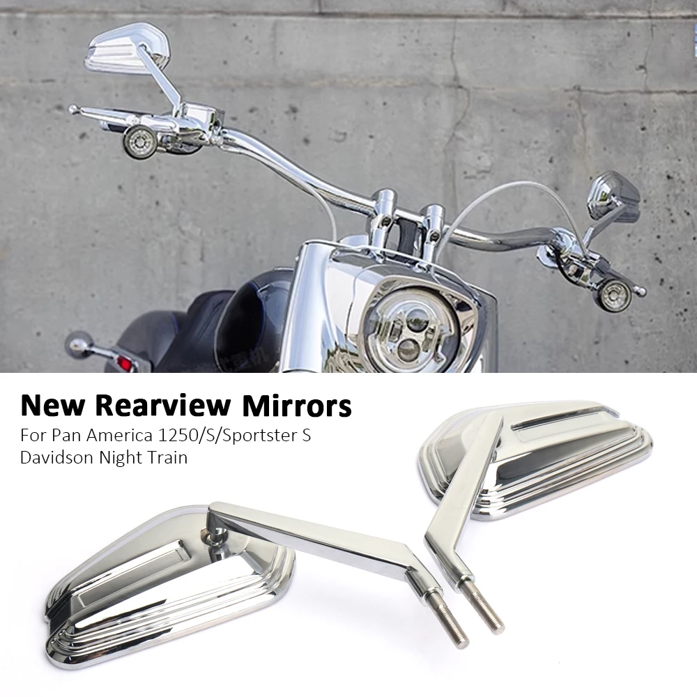 For SPORTSTER S For Davidson Night Train Motorcycle Accessories Rear Side View Mirrors For Pan America 1250 1250S 2021-