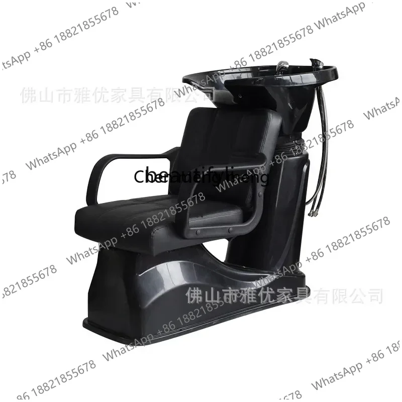zS173zxqSeated shampoo bed Acrylic hair flushing bed for foreign barber shops and hair salons