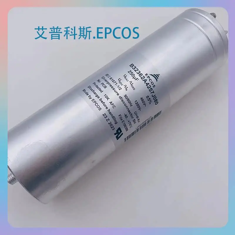 

Pure original new EPCOS film capacitor 750VAC 3x75uF 135 * 230