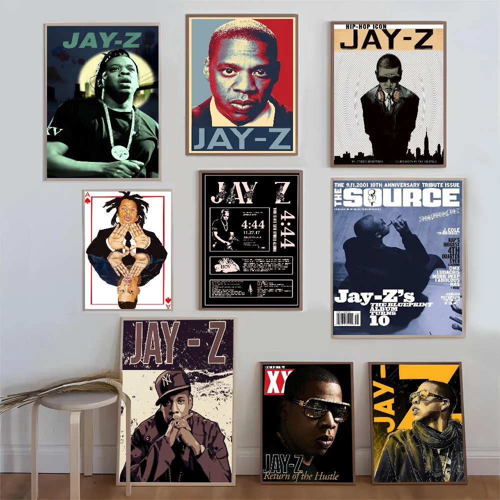 

Jay Z Singer Vintage Posters Sticky Whitepaper Prints Posters Artwork Posters Wall Stickers