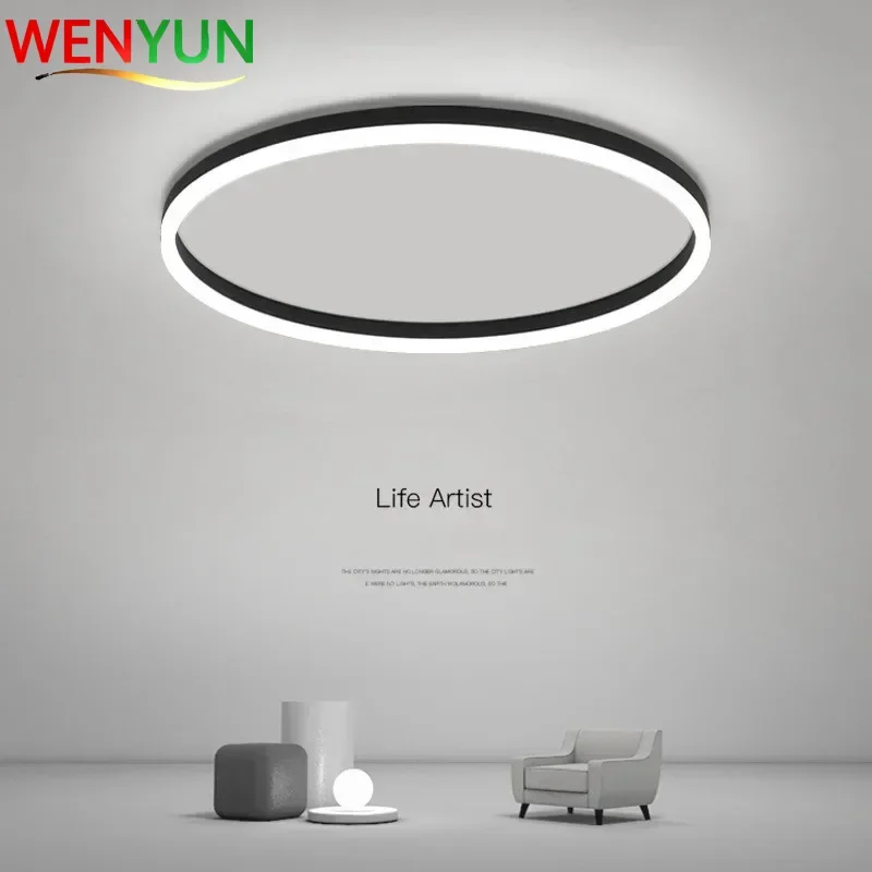

Потолочный светильник в скандинавском стиле, современные простые светодиодные потолочные светильники, металлические акриловые круглые потолочные люстры с регулируемой яркостью, освещение для спальни, фойе