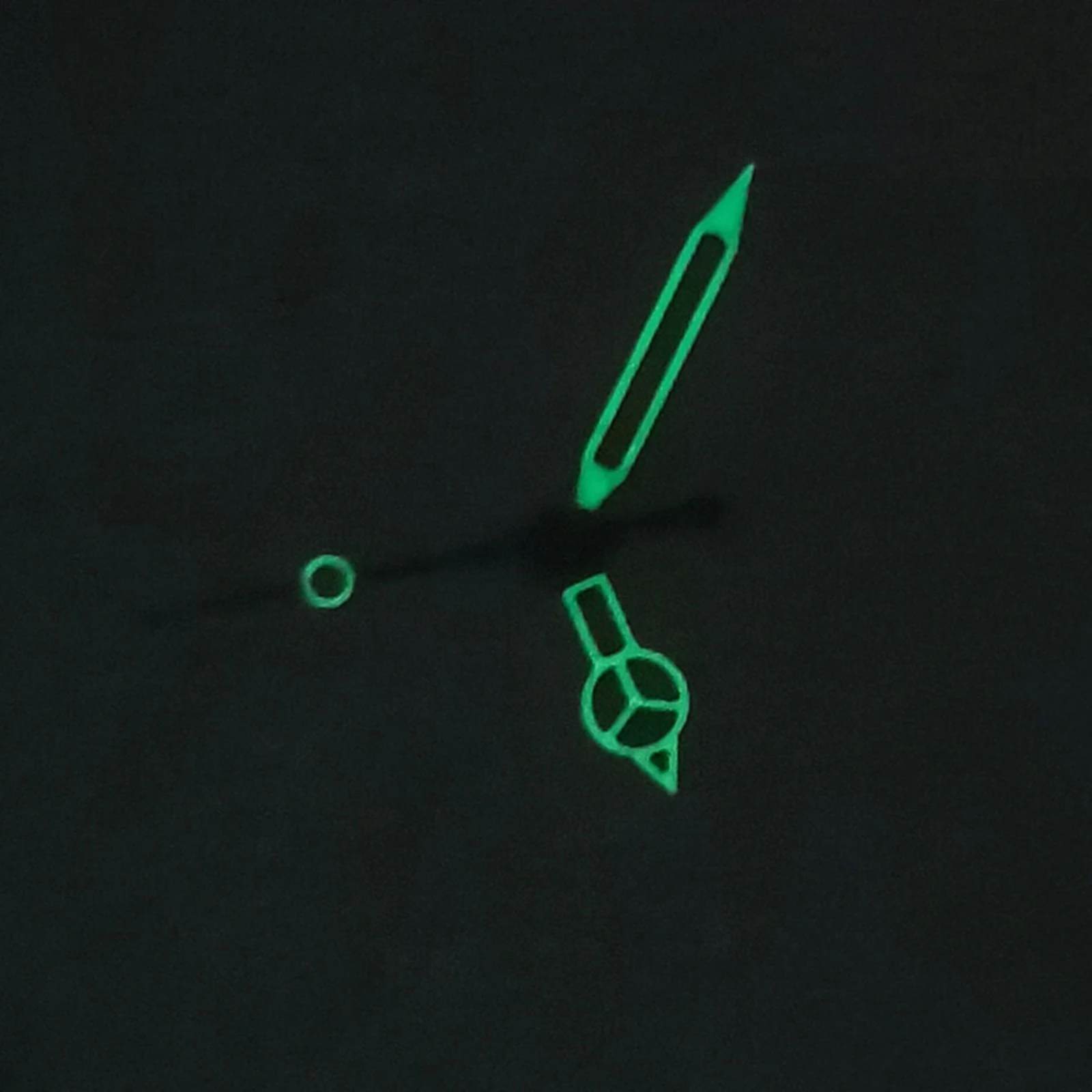 Watch Hollow Style Green Luminous Watch Hands Three-pin Skeleton Watch Pointer For NH35 NH36 Movement Modification Accessories