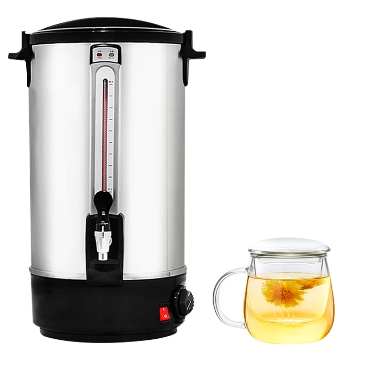 Caldera de agua eléctrica de acero inoxidable para tienda de té con leche comercial