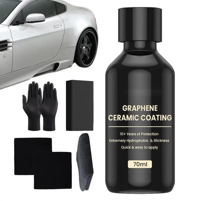 70ml Liquid Coatin Nano Hydrophobic Layer Polishing Paint Automotive Graphene Ceramic Coating Agent Car Restoration Spray