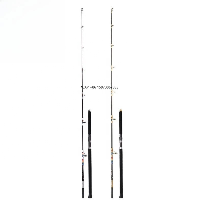 

ECOODA GT-Fisher RP Rainbow 8'3" Slow Jigging 20KG Drag Power Tuna Rod Big Game Fishing Rod Popping Fishing Rod