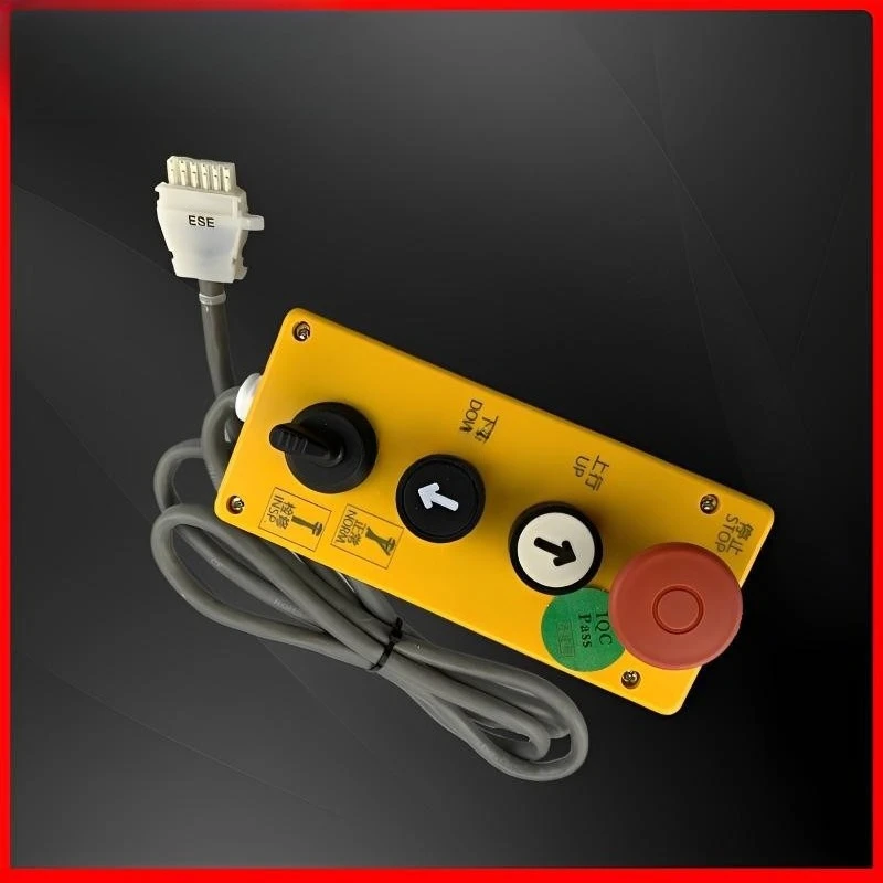 Elevator Inspection Handle Control Box 59712097 59712096, 12‑Pin Maintenance Operating Handle Replacement Part