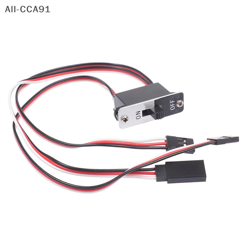 

CCA91-1Pc RC Switch On- Off with Spare Male Plug Heavy Duty w/FUTABA Connector