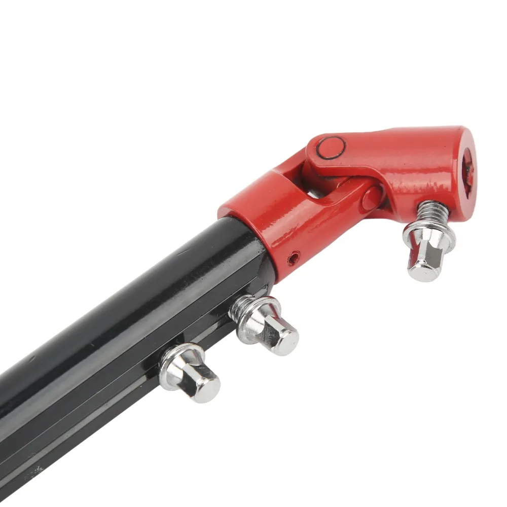 Albero motore del tamburo in metallo ​ ​ Doppia azionamento ​ Nero/Rosso ​ Collegamento al pedale per contrabbasso ​ ​ Sostituzione fai da te ​   Braccio connettore ​ ​ Collegamento del tamburo di calcio