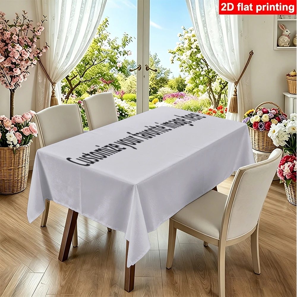 Custom 2D Tablecloths—Personalize Them with Your Favorite Photos. A Great Choice for Home Decor and as A Gift.