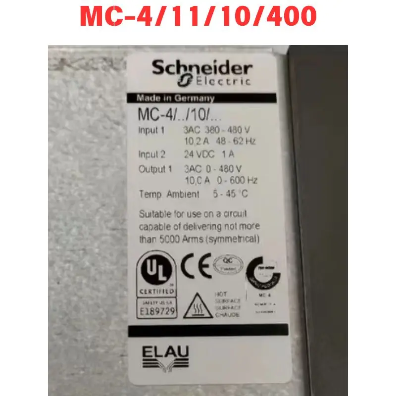 Used MC-4/11/10/400 drive Functional test OKsed Fast delivery