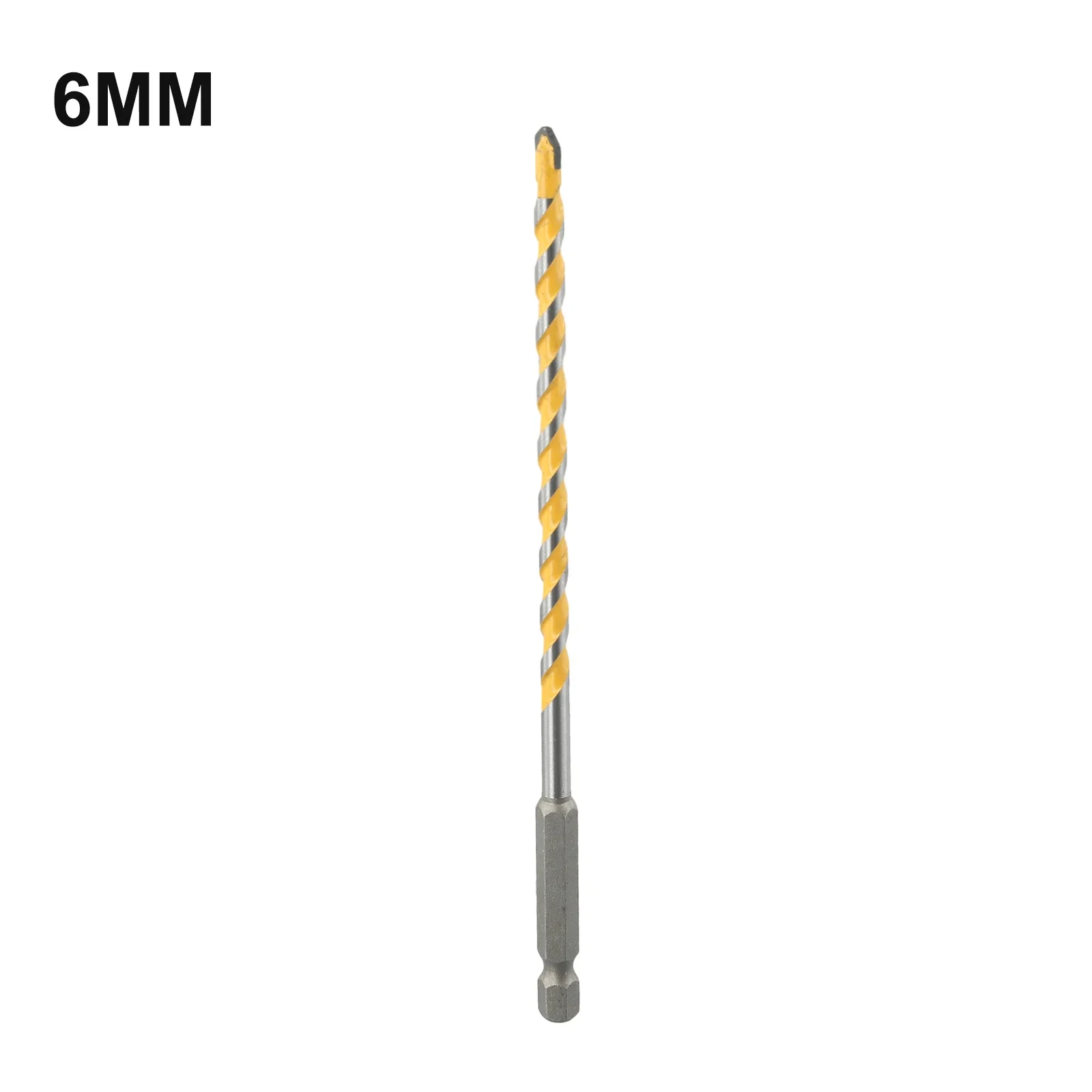 1pc Hex Shank Extra Long 160mm Tungsten Carbide Drill Bit For Glass Brick Tile Concrete Plastic Wood Brick Triangle Bit